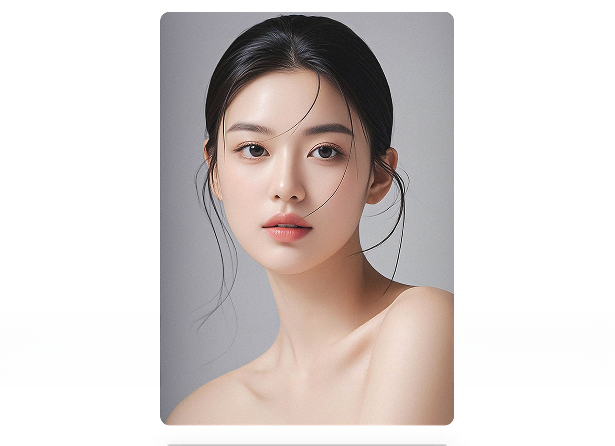 현대미학 성형외과: 동안 이마거상 모델