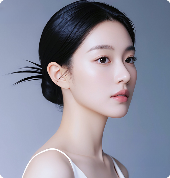 절개눈매교정 모델 인물 사진