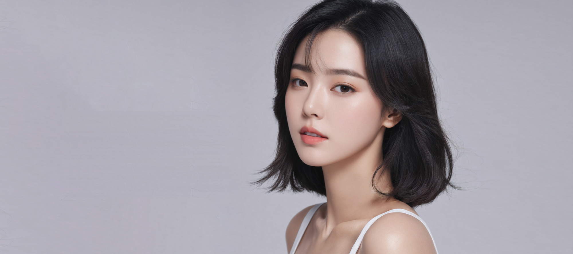 현대미학 듀얼트임성형 — 크고 시원한 눈매의 모델